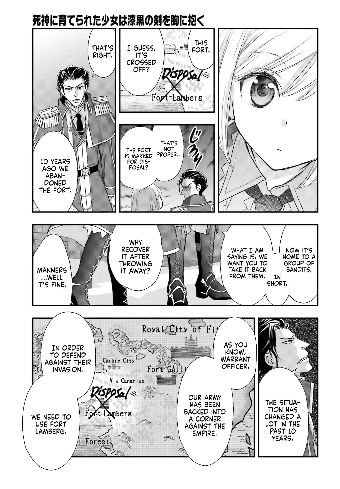 Shinigami ni Sodaterareta Shoujo wa Shikkoku no Tsurugi wo Mune ni Idaku Chapter 3 24